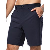 Özel Erkek Günlük Streç Çabuk Kuruyan Düz Ön Hafif Elbise Şort Cepli Hibrit Golf Giyim ASIN B0DM4PL644
