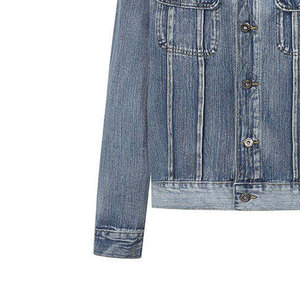 Chaquetas Vaqueras de Algodón de Color Sólido para Hombre, Diseño Personalizado, a la Moda, al Precio Más Bajo, con Servicio OEM - Product Image 5