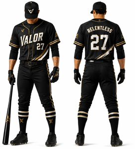 Premium Baseball Uniform Custom Design Jersey and Pants Set - Product Image 1