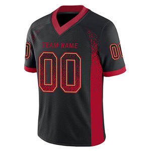 เสื้อฟุตบอลอเมริกันชายแบบ OEM ระบายอากาศได้ดี แขนสั้น คุณภาพสูง ทรงปกติ สำหรับฝึกซ้อมและเป็นทีม - Product Image 5