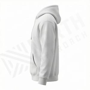 Sweat-shirts à capuche unisexes de qualité supérieure pour hommes, coupe classique, logo personnalisé, mode décontractée, crochetés, automne, 100% coton, vente en gros - Product Image 3