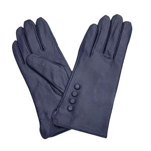 Nouveauté OEM - Gants d'hiver pour hommes en cuir véritable noir avec écran tactile pour le cyclisme - Best-seller - Product Image 5