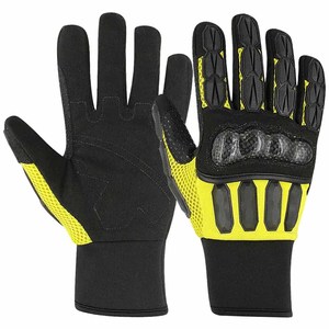 Gants de mécanicien en cuir synthétique de qualité supérieure Amara, protection personnelle, résistance à l'abrasion, protection au travail, sécurité des mains - Product Image 2