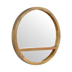 Eco-Friendly Handmade <b>Wooden</b> <b>Mirror</b> <b>Frame</b> Durable Handicraft for Living Room Wall - Product Image 3