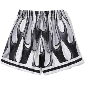 Pantalones Cortos Deportivos de Malla Personalizados Unisex para Baloncesto, de Secado Rápido, Transpirables, Antibacterianos, con Protección UV, 100% Poliéster - Product Image 2