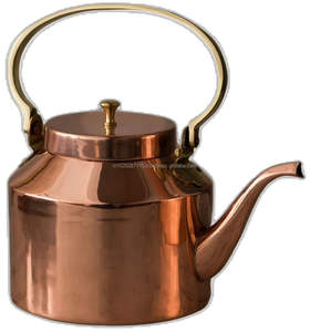 Tetera de cobre grueso, utensilio de cocina duradero que garantiza una distribución uniforme del calor durante la ebullición de agua, té y leche, uso diario seguro. - Product Image 6