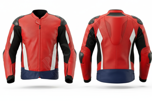 Chaqueta de Motocicleta de Cuero Genuino con Paneles de Malla, Venta al por Mayor, Se Acepta Marca Privada, Protección Completa del Cuerpo - Product Image 5