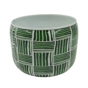 Pot de fleurs décoratif en fer forgé F597 noir avec poignées grises, style antique, pour décoration de salon, vente en gros - Product Image 6