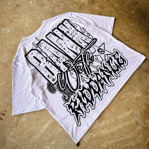 T-shirt surdimensionné en coton 100% de haute qualité, tricoté, personnalisé, style hip-hop, grandes tailles, impression DTF, 280 g/m², pour hommes. - Product Image 4