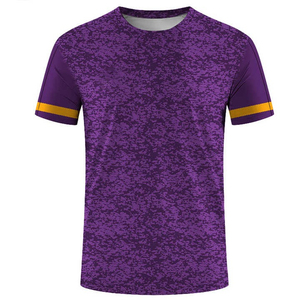 เสื้อยืดคอกลมแขนสั้นผู้ชาย พิมพ์ลายแบบซับลิเมชั่น แห้งเร็ว ลายเรขาคณิต ผ้าโพลีเอสเตอร์ถัก สวมใส่สบาย ทรงปกติ - Product Image 2
