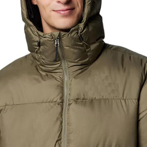 Veste matelassée pour homme en tissu uni populaire, prix de gros abordable, service OEM, respirante - Product Image 5