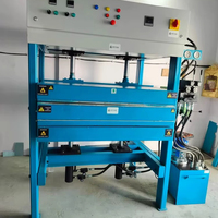 Presse à feuilles de plastique automatique industrielle pour PMMA/PE/PP/PVC/EPS/BOPP 1m X 1m Capacité 60 TONNES