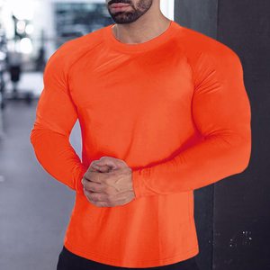 Camisetas de Manga Larga Extra Grandes para Hombre, Estampadas con Logotipo Personalizado, 100% Algodón, Transpirables - Product Image 4