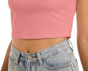 Beazer Sports Casual Women <b>Crop</b> <b>Top</b> T-shirt High Quality Nylon/Cotton Anti-Wrinkle Custom Logo/Colors Hot Selling Cheap Price - Product Image 6
