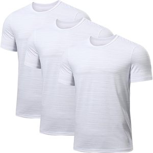 เสื้อยืดผู้ชายผ้าฝ้าย 100% สีพื้น ทรงหลวม สวมใส่สบาย พิมพ์ลายสกรีน บริการ OEM ขายส่ง น้ำหนักเบา แห้งเร็ว - Product Image 3