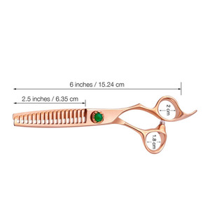 Ciseaux de coiffure professionnels avec lame droite en acier inoxydable tranchante - Product Image 2