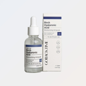 Suero facial coreano K-Beauty Gobaektaim Jajaknamu Ampolla hidratante con ácido hialurónico Hecho en Corea 50 ml - Product Image 2