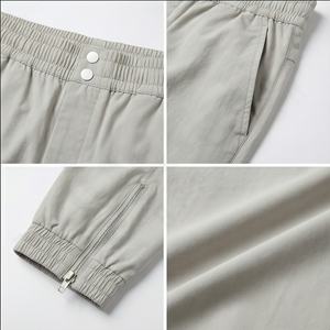 กางเกงวิ่งสำหรับผู้ชายกางเกงวิ่งขาไนลอนแบบรูดซิปเรียวสำหรับผู้ชายกางเกงกีฬากางเกงกันลมกางเกงวิ่งสำหรับผู้ชาย - Product Image 4