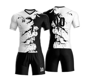 Maillot de football à manches longues vierge pour hommes, personnalisable avec découpe automatisée, incluant nom et numéros, vente en gros - Product Image 4