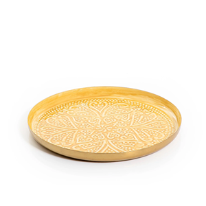 Plateau de service décoratif en aluminium personnalisable pour la décoration de table festive, ajoutant une touche sophistiquée à la présentation des aliments - Product Image 5