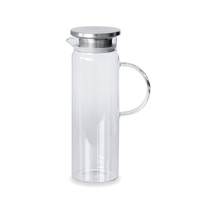 Fresh Water Pitcher With Stainless Steel Lid And Handle For <b>Tea</b> And Fruit <b>Infusion</b> - Product Image 1