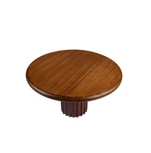 Soporte redondo de madera para pasteles, Base de madera para decoración del hogar, venta al por mayor - Product Image 4