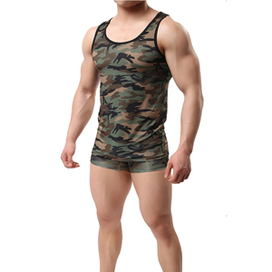 Débardeur de sport décontracté sur mesure pour hommes - Vêtements de sport respirants 100% coton à séchage rapide en vente en ligne - Product Image 4