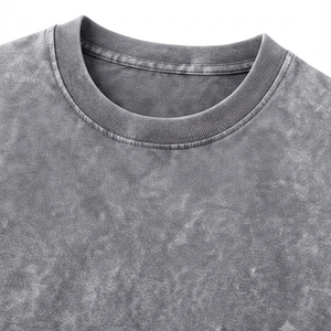 Camiseta al por mayor con lavado ácido, 200g, oversize, 100% algodón, estilo casual para el día a día, streetwear para hombre, camiseta con lavado ácido a la moda - Product Image 6