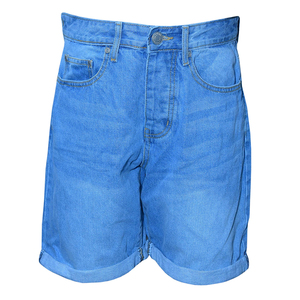 Low MOQ Denim <b>Jeans</b> Shorts for <b>Men</b> Stylish Designs Plus Sizes Summer Wear Knee Length Denim short - Product Image 1