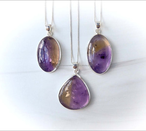 Collier chaîne simple en laiton plaqué argent sterling avec zircon, forme pyramide tendance, bijou cadeau pour femme - Product Image 3