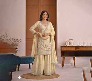 Indian Pakistani Premium Traditional Wear New Fashionable Designer Full Sleeve Beautiful Casual Women's Suit Dress - Product Image 1