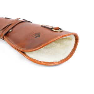 Étui de chasse en cuir souple fait main ZOLO LEATHERS SH01 33" avec sangle réglable imprimé serpent - Product Image 3