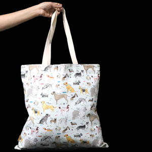 100% OEM Quick Dry Shopping Cotton Tote <b>Bags</b> Eye Catching Printed Design Export Quality From India.. - Product Image 4