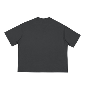 Camiseta Corta de Alta Calidad con Estampado Frontal Personalizado, Corte Holgado, para Hombre, Algodón Grueso, Informal, DTF - Product Image 4