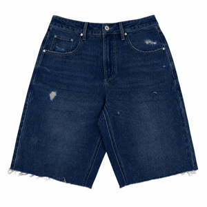 Pantalones Cortos Bermuda de Mezclilla Unisex para Hombre, Corte Bootcut, Cintura Media, Cierre de Botones, Secado Rápido, Estilo Vintage, Ropa de Calle, Casual, para Verano - Product Image 4