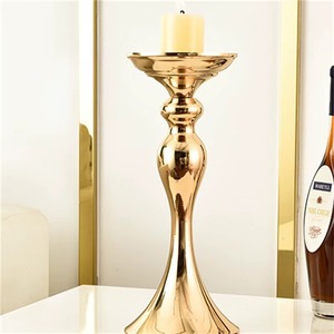 Reliable performance metal <b>silver</b> finished candle holder can also be used as a standalone decorative piece - Product Image 6