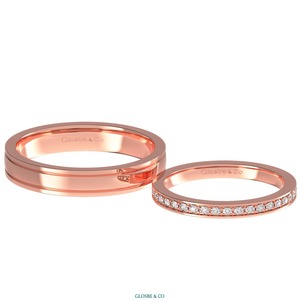 แหวนแต่งงานคู่รักและเครื่องประดับงานแต่งงานคุณภาพสูงจากเวียดนาม ชุดแหวนแต่งงานสัญลักษณ์แห่งความรักนิรันดร์ Glosbe - Product Image 2