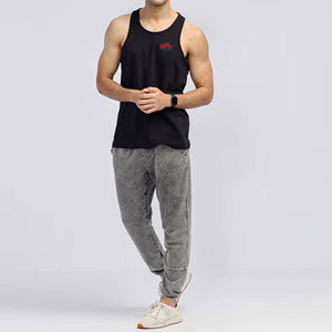 Servicio OEM, Último Diseño, Camiseta sin Mangas Casual de Punto para Hombre, Alta Calidad, 100% Algodón, Transpirable, Ropa Deportiva, Bajo Precio, MOQ - Product Image 5