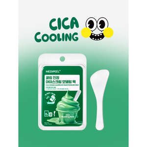 MediPeel Cica Cooling Soothing Ice Cream Modeling Pack 60g y 6g Cremas Faciales: Regimen de Cuidado de la Piel Específico - Product Image 1