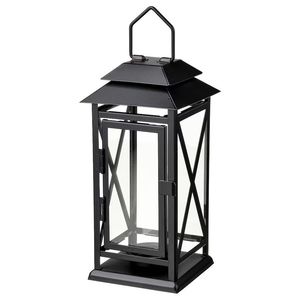 Hot Arrival Metal & Glass <b>Lantern</b> With Matt <b>Black</b> Finish Metal Candle <b>Lanterns</b> for Outdoor & Home Decor Handmade - Product Image 1