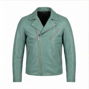 Veste de moto en cuir véritable pour homme de qualité supérieure, nouvelle arrivée, vestes de moto d'hiver, protections amovibles, personnalisables - Product Image 1