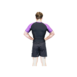 เสื้อรัดกล้ามเนื้อ BJJ สำหรับนักกีฬาไรช์การ์ด โนกี ยิวยิตสู MMA แขนสั้น - Product Image 3