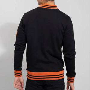 Chaqueta Varsity con Estampado Puff a Precio Económico de Fábrica, Chaqueta de Béisbol Bordada, Artículo Nuevo Más Vendido - Product Image 6