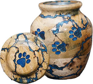 Venta al por mayor caja de urnas de madera para cenizas de mascotas urnas de cremación de madera para cenizas de perros y gatos urnas de palisandro a bajo precio - Product Image 1