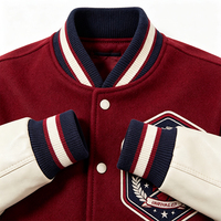 Veste en cuir pour homme Layenne de qualité supérieure, tendance, style varsity, avec logo personnalisé, taille plus, veste de baseball pour homme