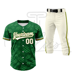 Uniformes de baseball unisexes légers, confortables et respirants pour adultes, style imprimé tendance, prix raisonnable, les plus vendus - Product Image 5