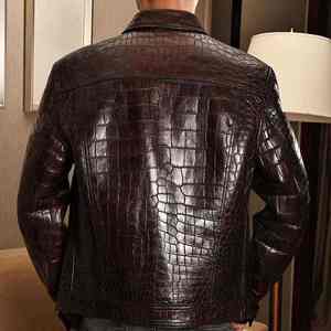 <b>Leather</b> <b>jacket</b> customize logo customize colour customize size street wear stand collar high quality product - Product Image 5