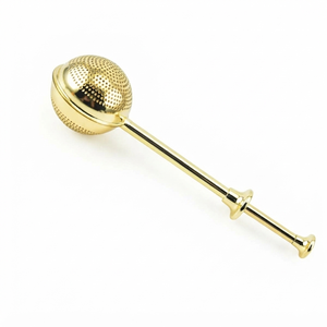 Brass <b>Tea</b> Strainer Mesh Resting <b>Pot</b> Excellent quality Brass <b>Tea</b> Stainer Metal <b>Tea</b> <b>Infuser</b> Cheap price - Product Image 1