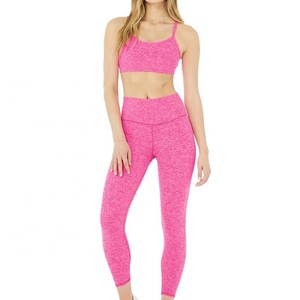 New Stitched Women <b>Yoga</b> <b>Set</b> Custom Logo/Colors Anti wrinkle Breathable Premium Quality Women <b>Yoga</b> <b>Set</b> with Wholesale Price - Product Image 1