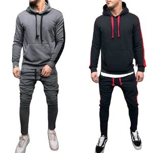 Precios al por mayor de fábrica, ropa deportiva de diseño OEM personalizado, chándales de gimnasio lisos de entrenamiento para hombres de alta calidad 2025 - Product Image 2